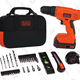 Black & Decker 20V MAX Drill & Home Tool Kit | $52 | Amazon